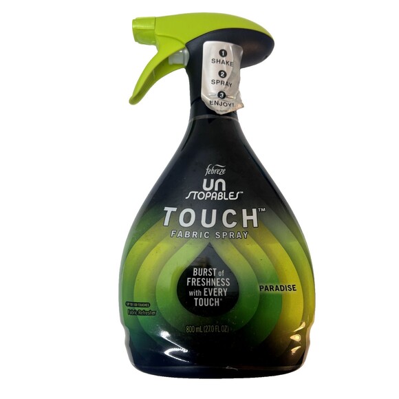 Febreze Unstopables Touch Fabric Spray Odor Fighter Paradise Fresh 27 Oz- 2 pack - Picture 4 of 5